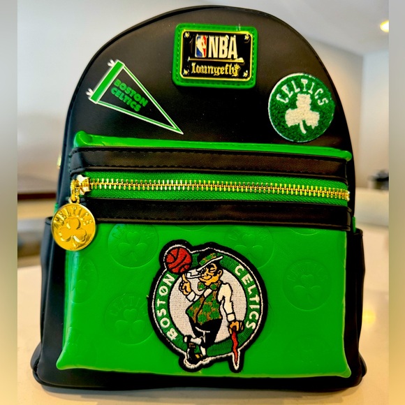 Loungefly Handbags - NBA Boston Celtics Patch Icons Mini Backpack
